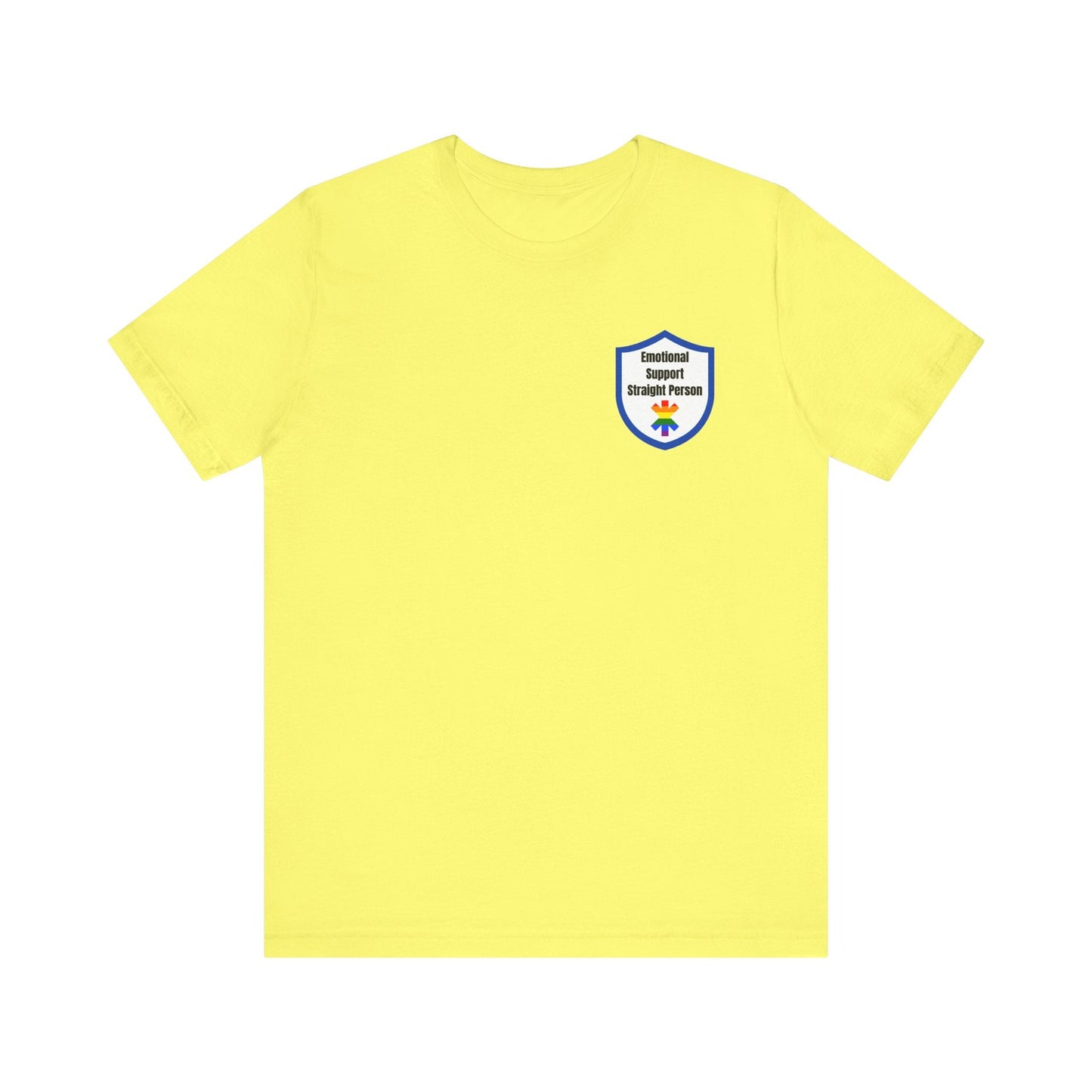Emotional Support Straight Person Tee Printify