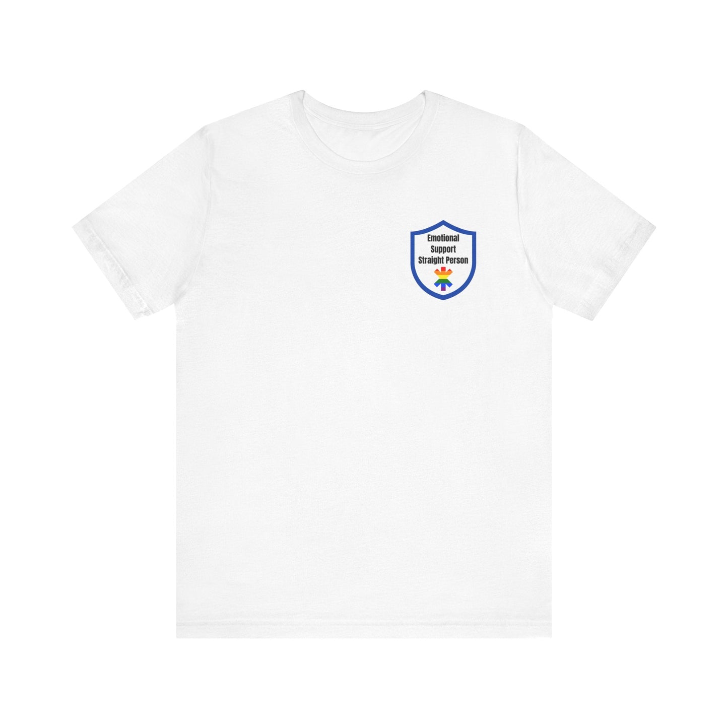 Emotional Support Straight Person Tee Printify
