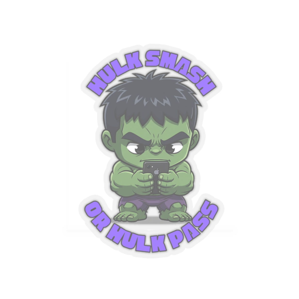Hulk Smash Parody Sticker Printify
