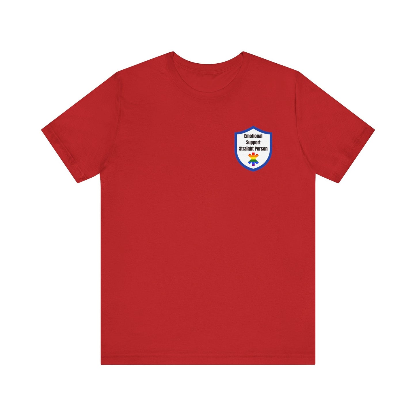 Emotional Support Straight Person Tee Printify