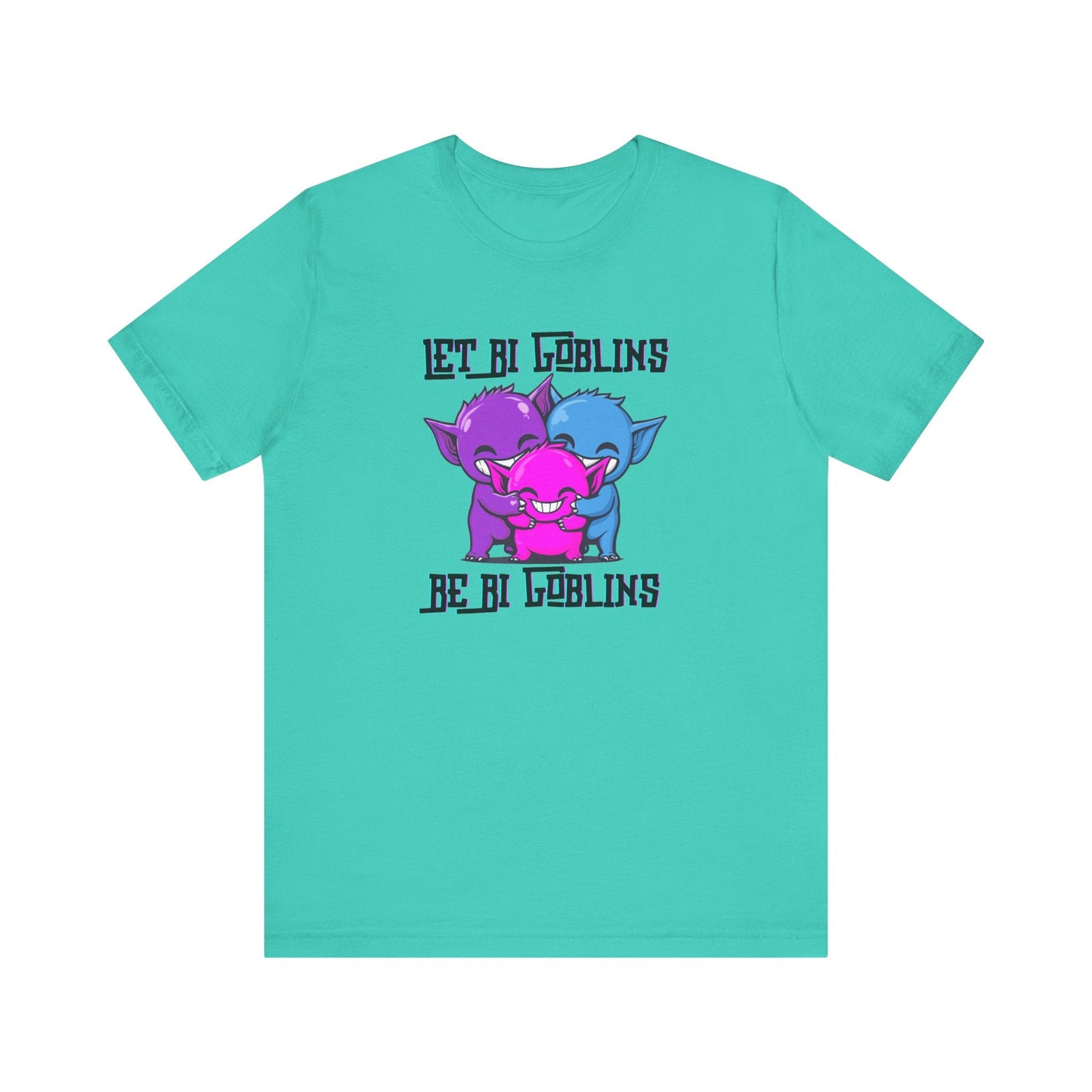 Goblin Trio Unisex Tee - Bisexual love Printify
