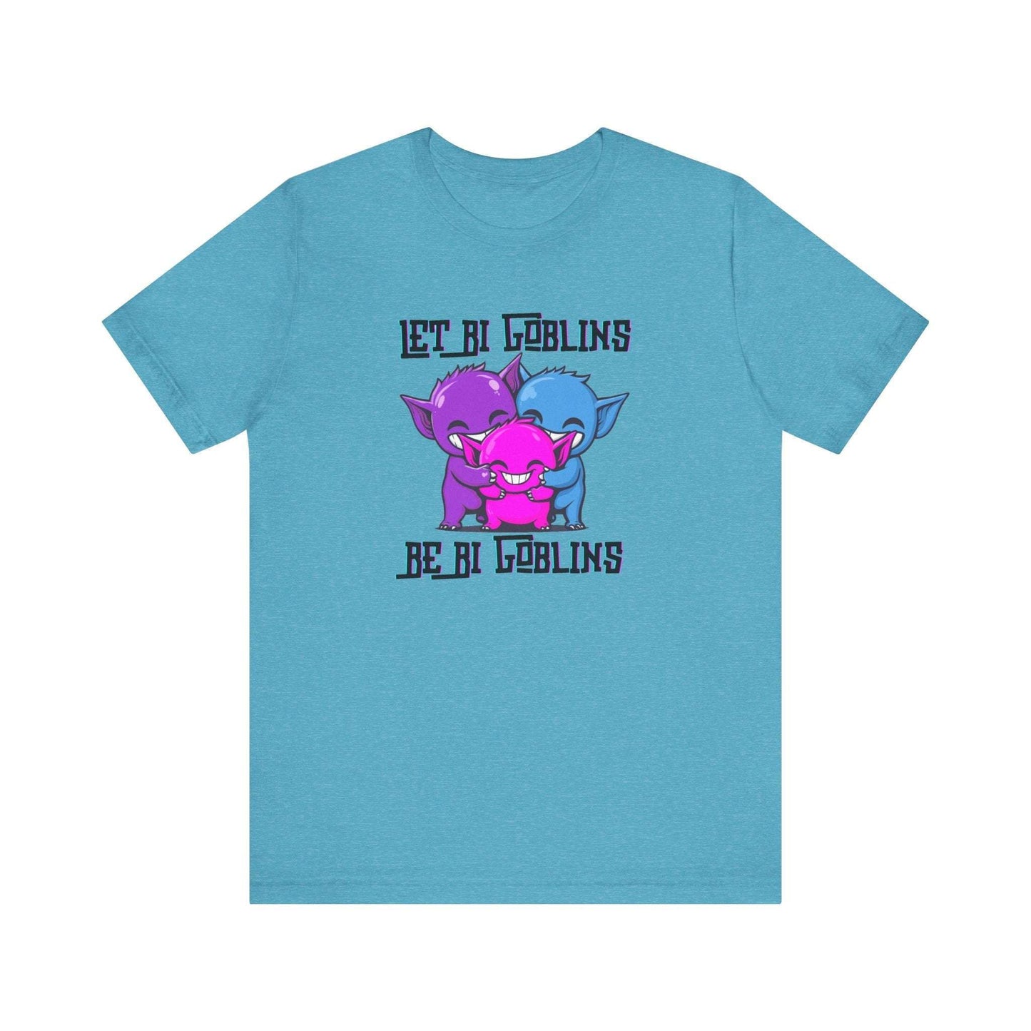 Goblin Trio Unisex Tee - Bisexual love Printify