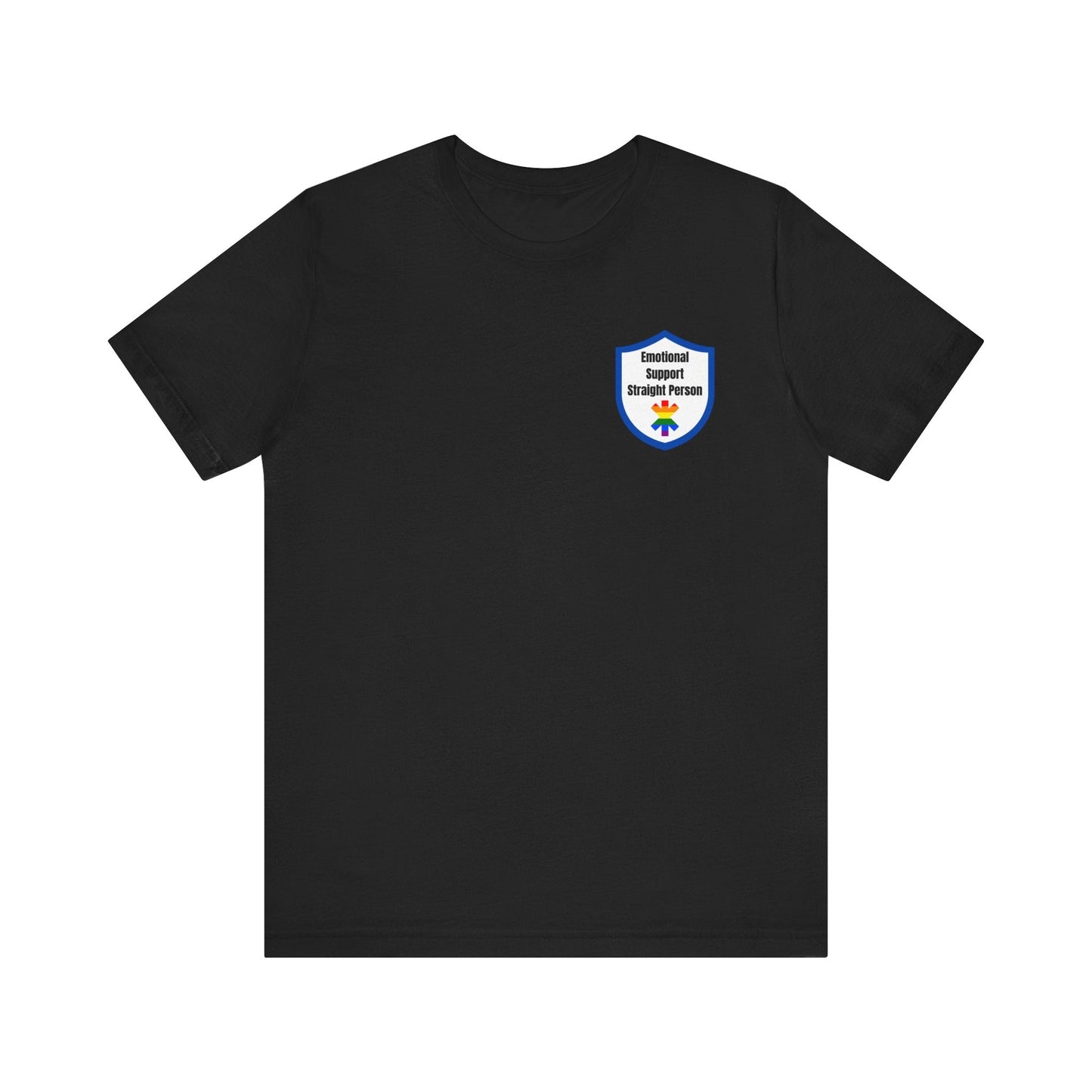 Emotional Support Straight Person Tee Printify