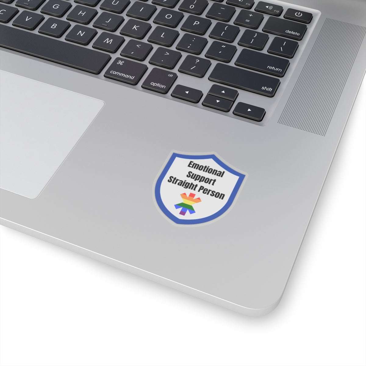 Emotional Support Straight Person Stickers Printify