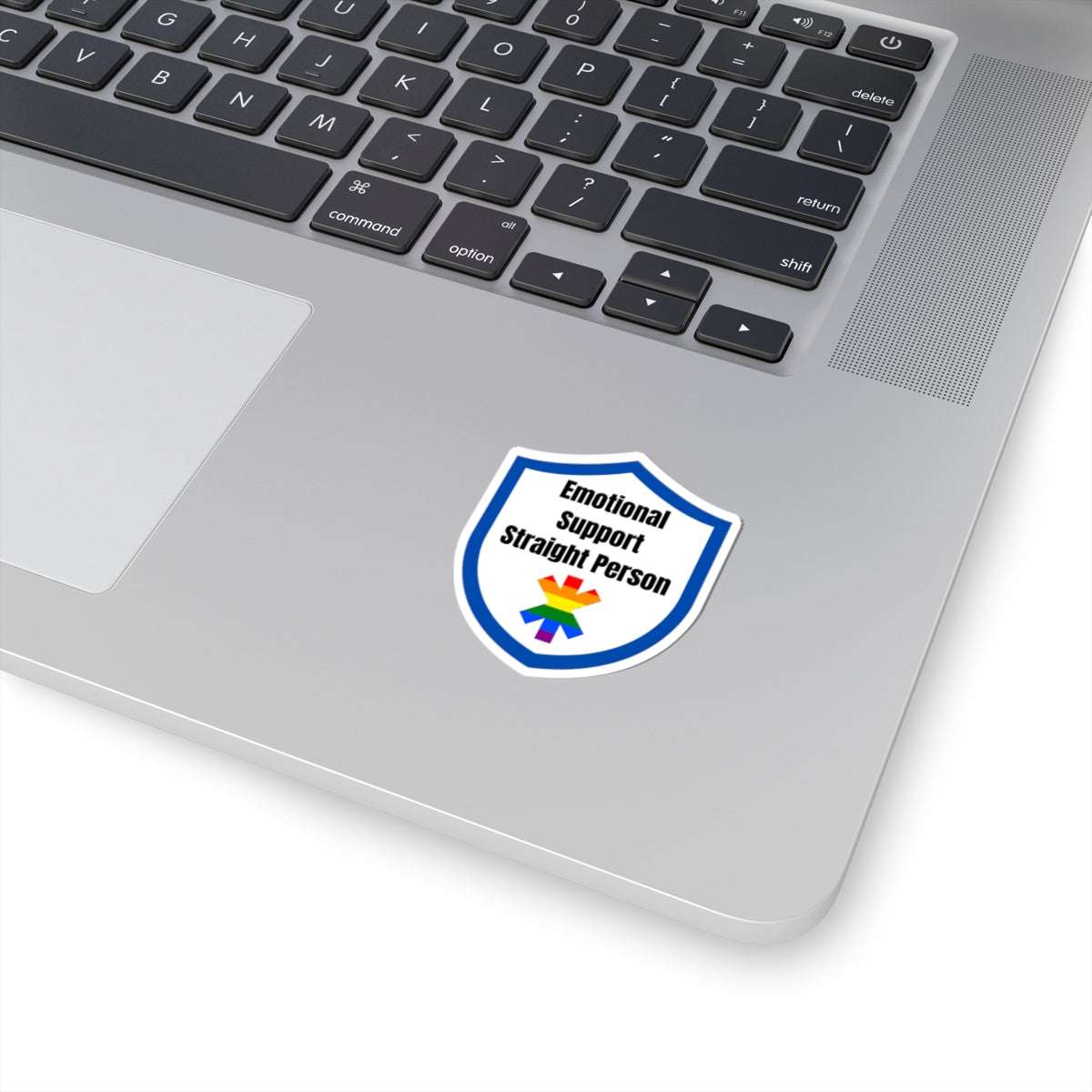 Emotional Support Straight Person Stickers Printify