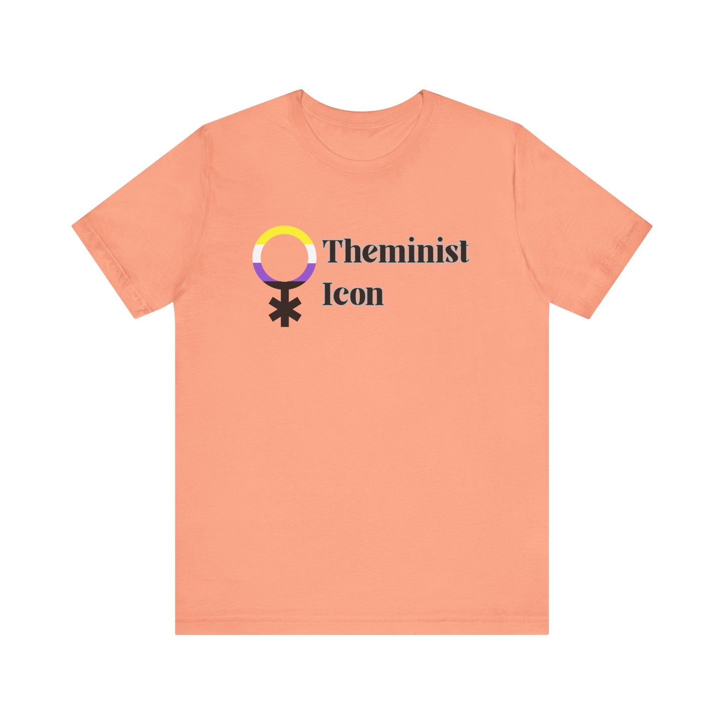 Theminist Icon Nonbinary Pride Tee Printify
