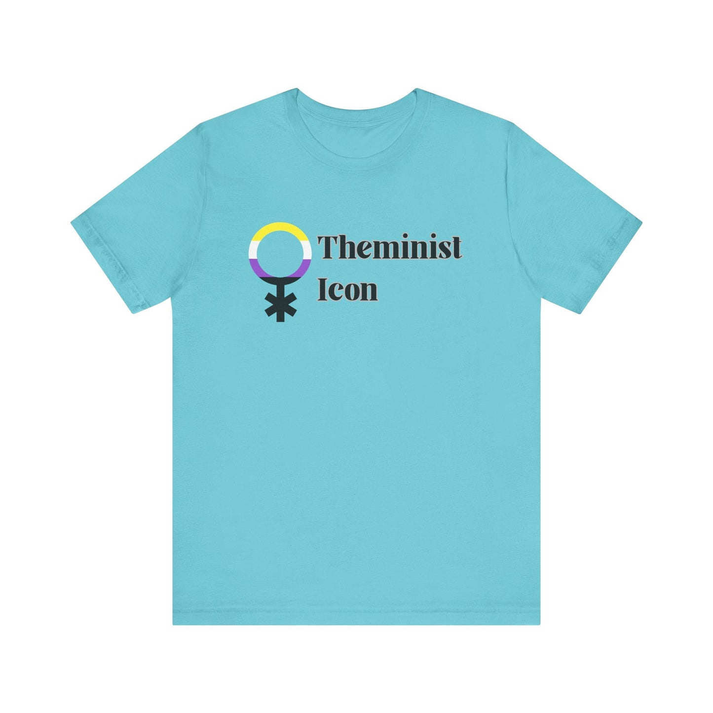Theminist Icon Nonbinary Pride Tee Printify