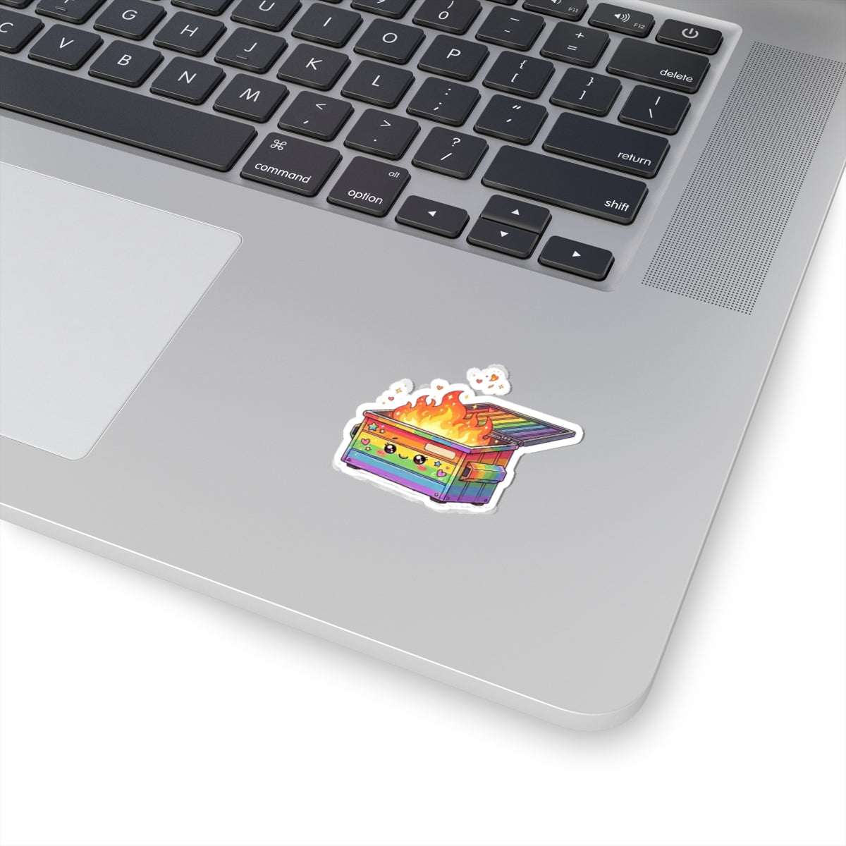 Rainbow Dumpster Fire Sticker