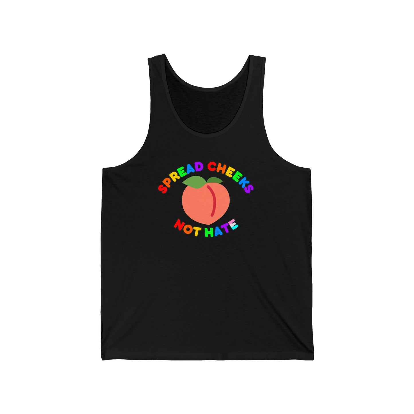 black funny lgbtq tank top 