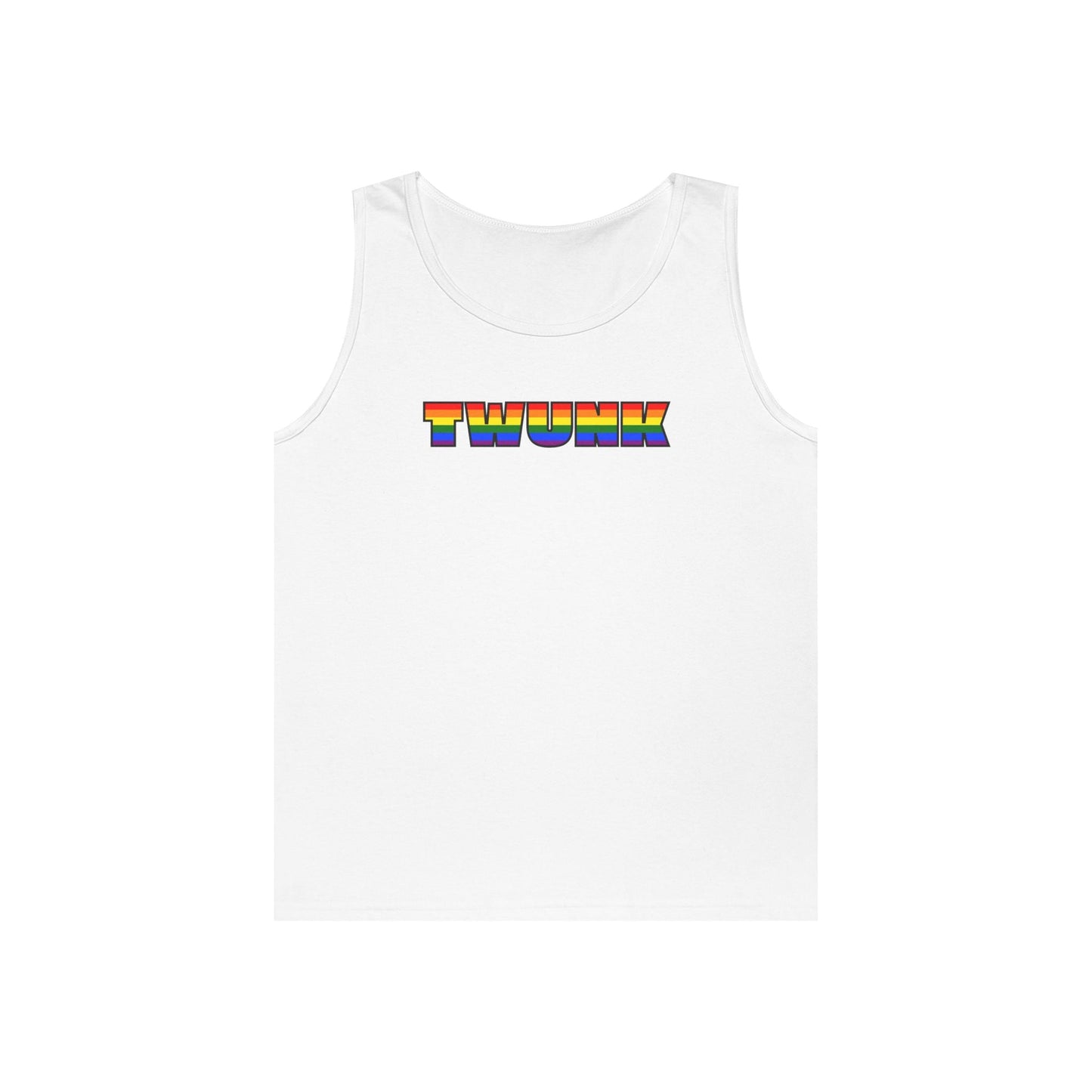 Pride Collection Unisex Tank Top - Twunk Graphic Tee for LGBTQ+ Pride, Summer Events, Casual Wear, Gift for Friends Printify