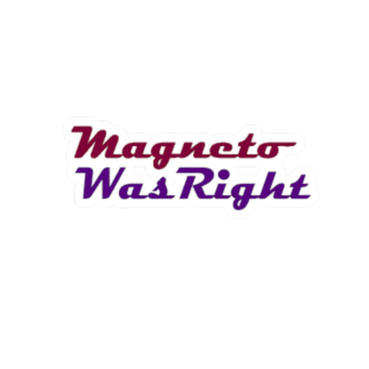 funny marvel superhero x-men sticker magneto was right