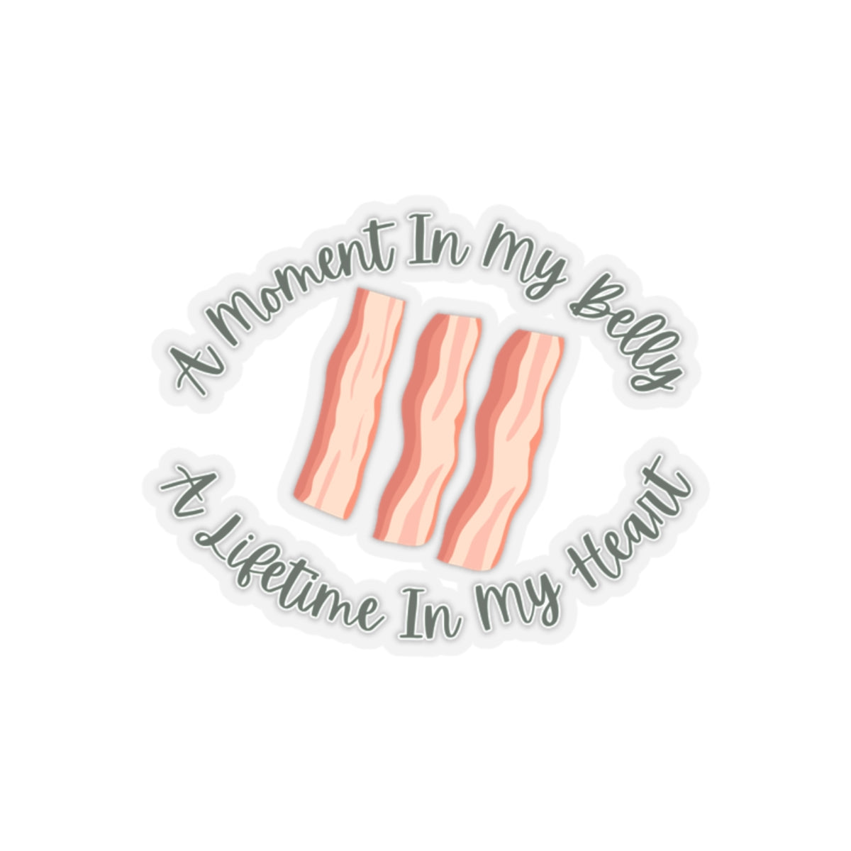 Bacon Lover Sticker - Kiss-Cut Stickers Printify