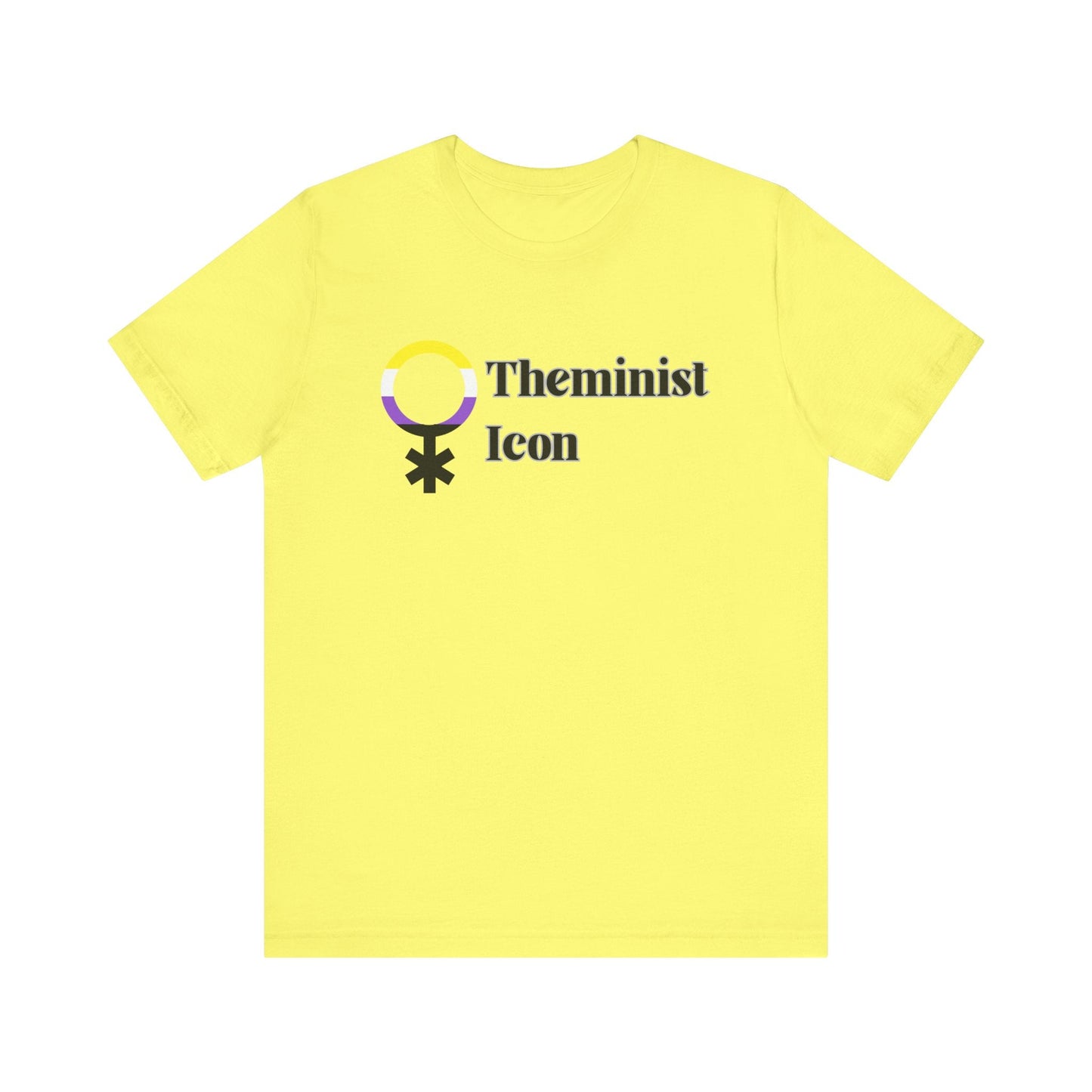 Theminist Icon Nonbinary Pride Tee Printify