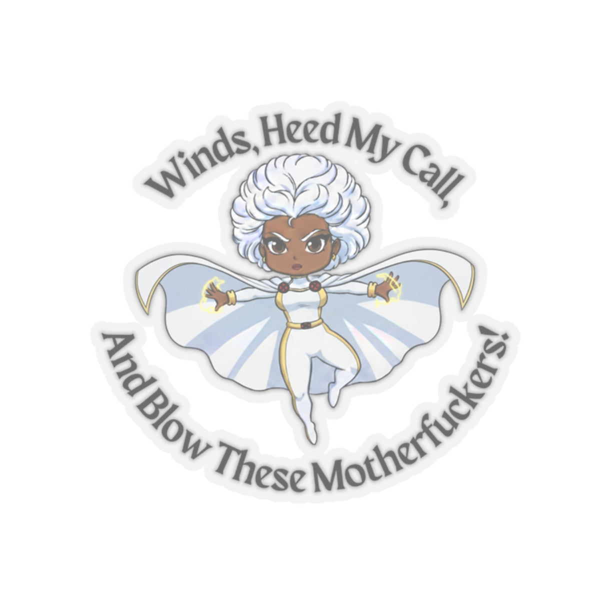 Storm Parody Sticker Printify