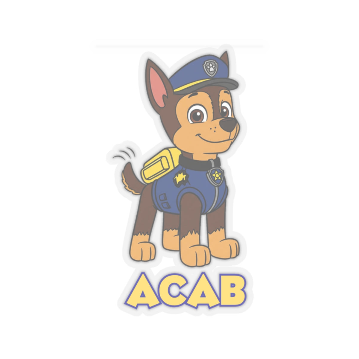 Funny Paw Patrol Parody Sticker Printify