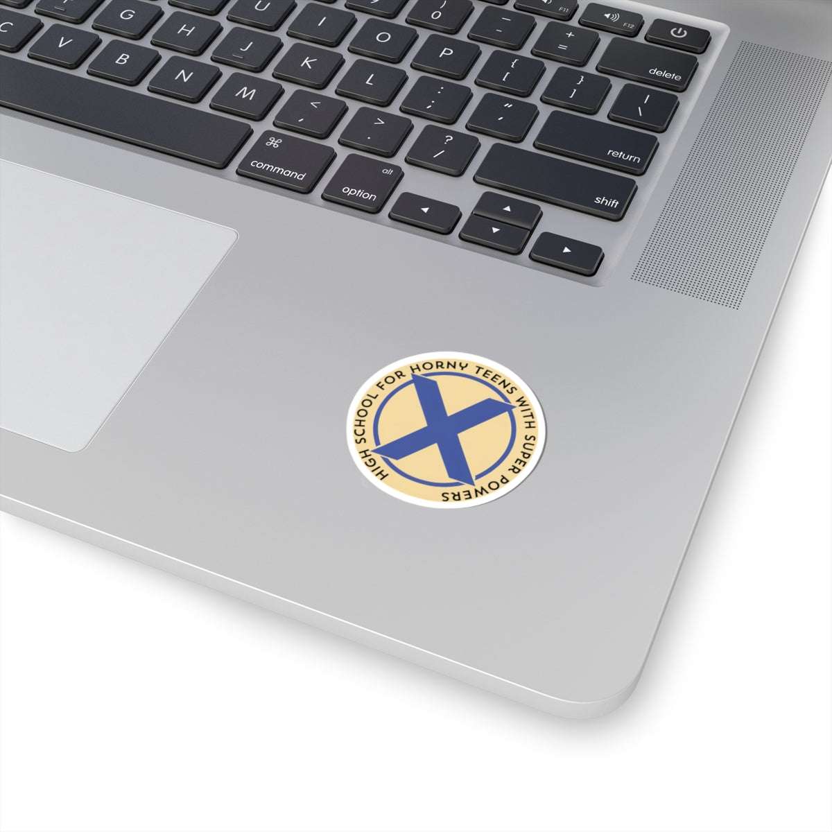 funny marvel superhero x-men parody sticker