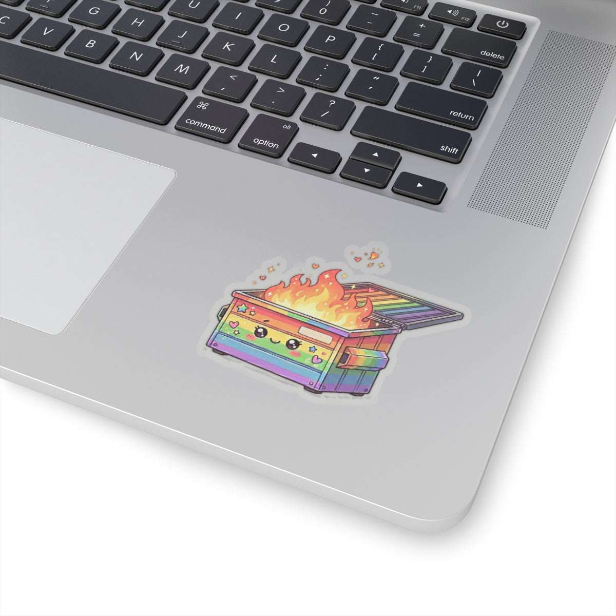 Rainbow Dumpster Fire Sticker