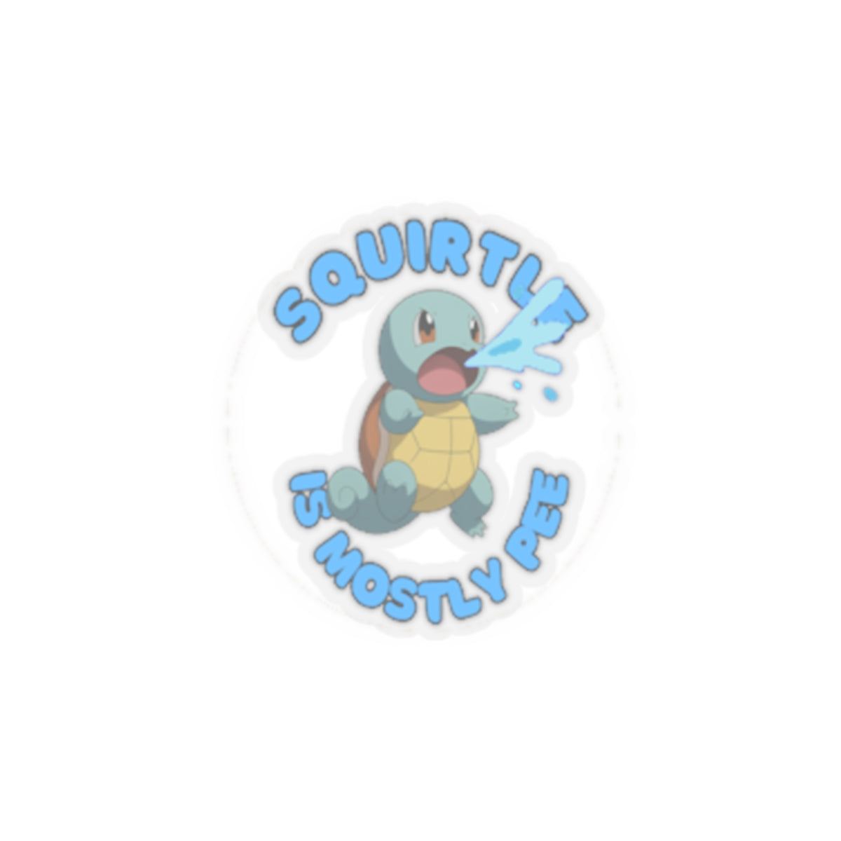 funny pokemon squirtle sticker