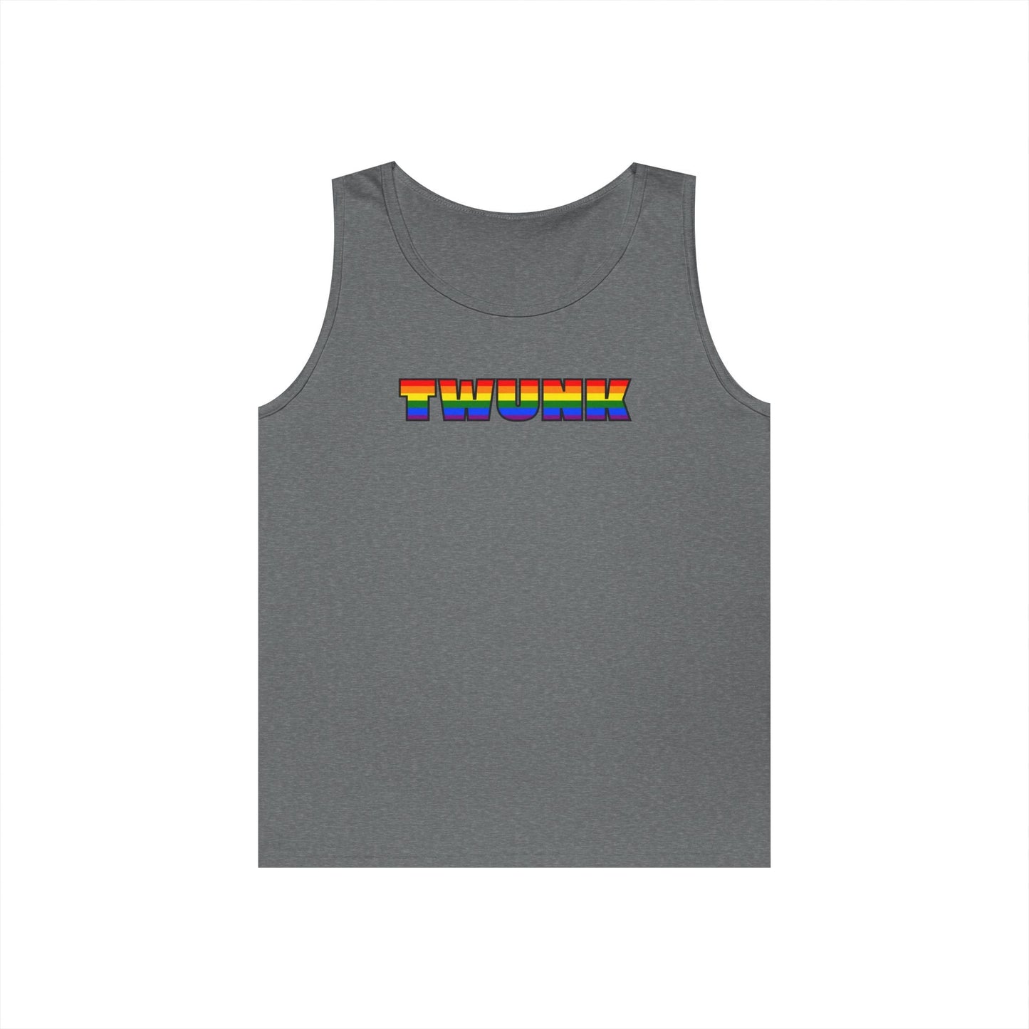 Pride Collection Unisex Tank Top - Twunk Graphic Tee for LGBTQ+ Pride, Summer Events, Casual Wear, Gift for Friends Printify
