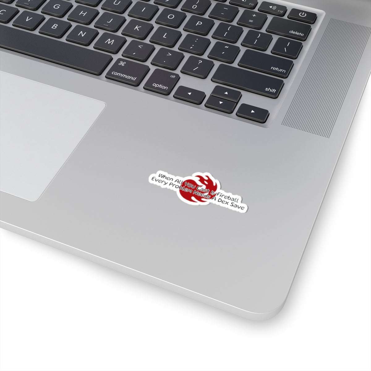 DnD Fireball Sticker
