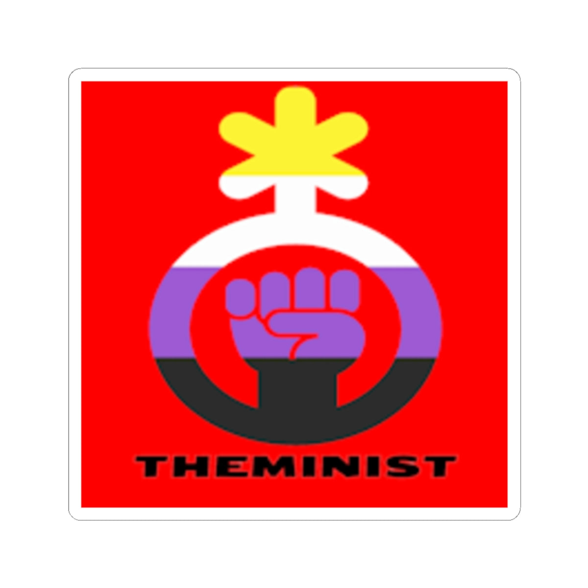 Nonbinary Icon Sticker