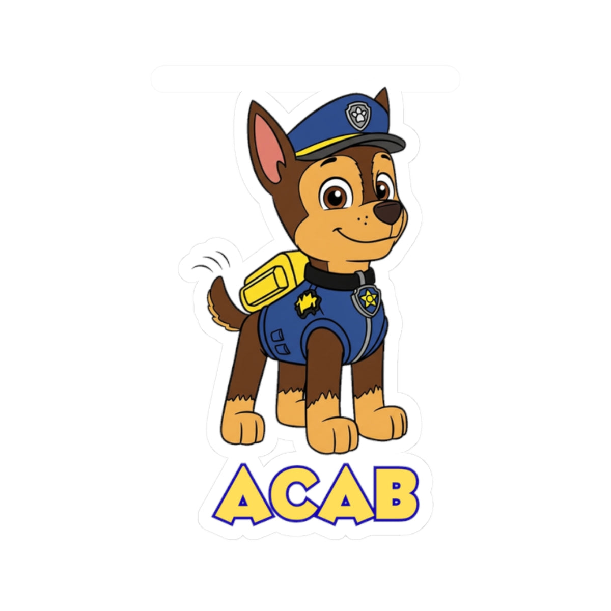 Funny Paw Patrol Parody Sticker Printify