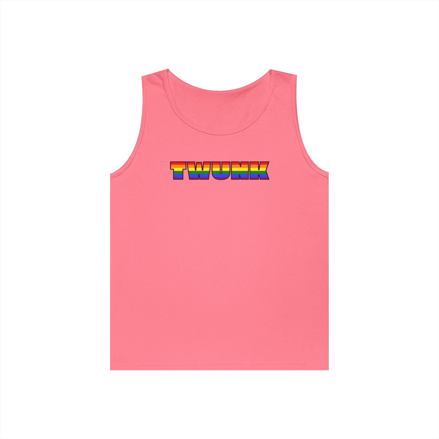 Pride Collection Unisex Tank Top - Twunk Graphic Tee for LGBTQ+ Pride, Summer Events, Casual Wear, Gift for Friends Printify
