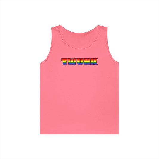 Pride Collection Unisex Tank Top - Twunk Graphic Tee for LGBTQ+ Pride, Summer Events, Casual Wear, Gift for Friends Printify