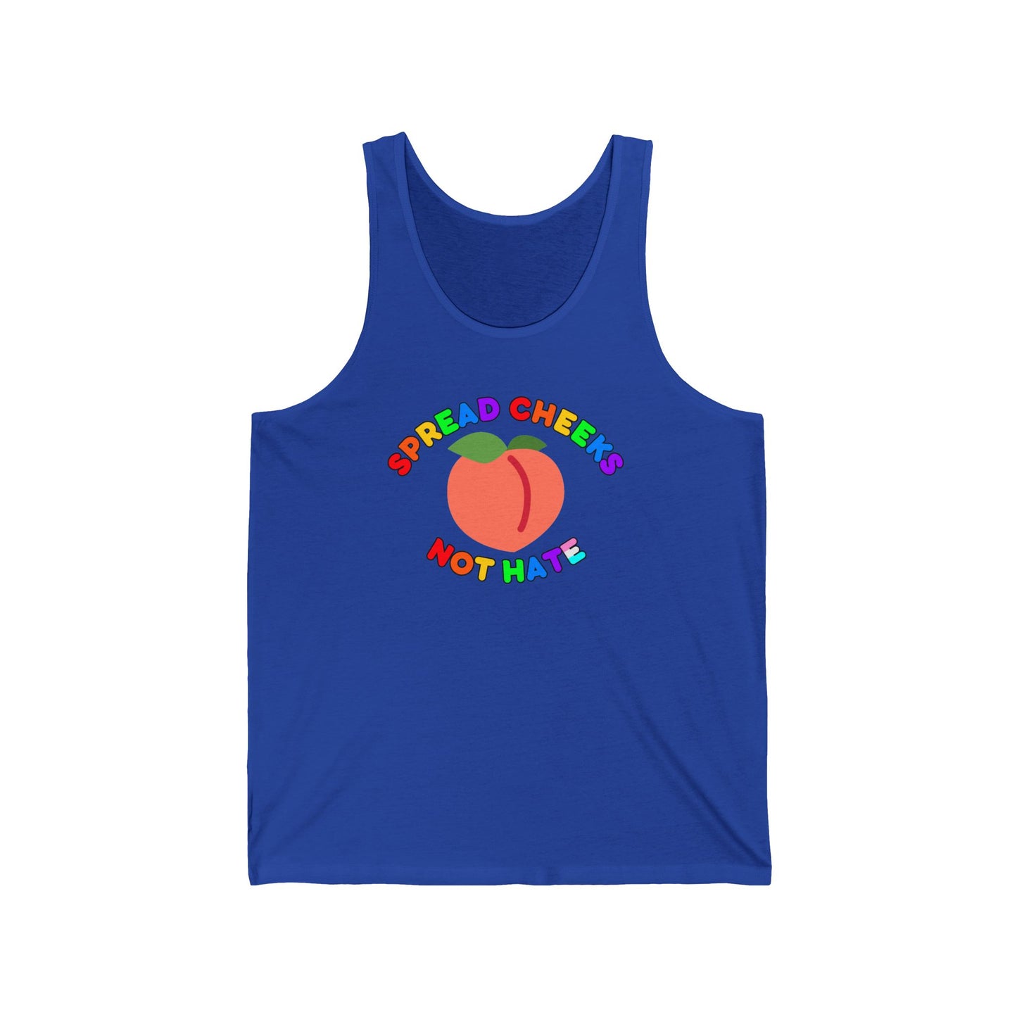 blue funny lgbtq tank top 