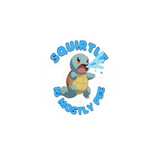 funny pokemon squirtle sticker