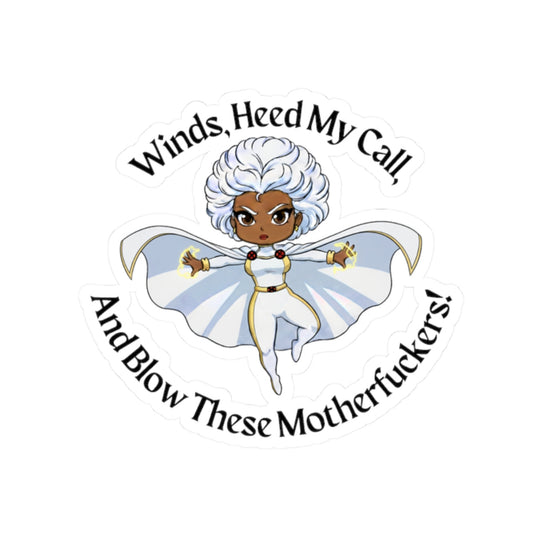 Storm Parody Sticker Printify