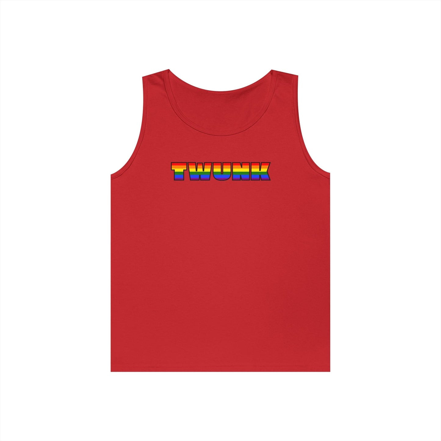 Pride Collection Unisex Tank Top - Twunk Graphic Tee for LGBTQ+ Pride, Summer Events, Casual Wear, Gift for Friends Printify