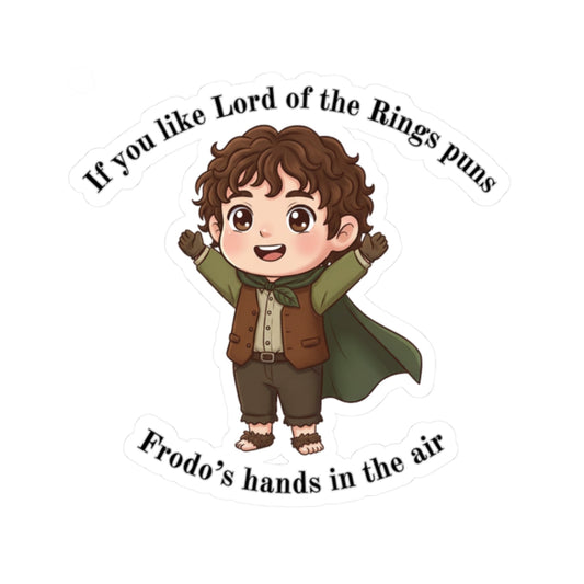 Lords of the Rings Pun Parody Sticker Printify