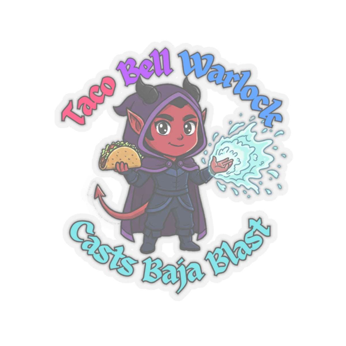 Taco Bell Warlock Sticker Printify