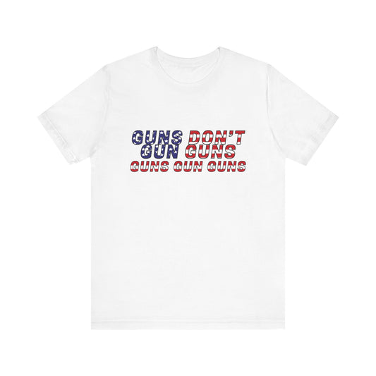 Guns Guns Guns Short Sleeve Tee