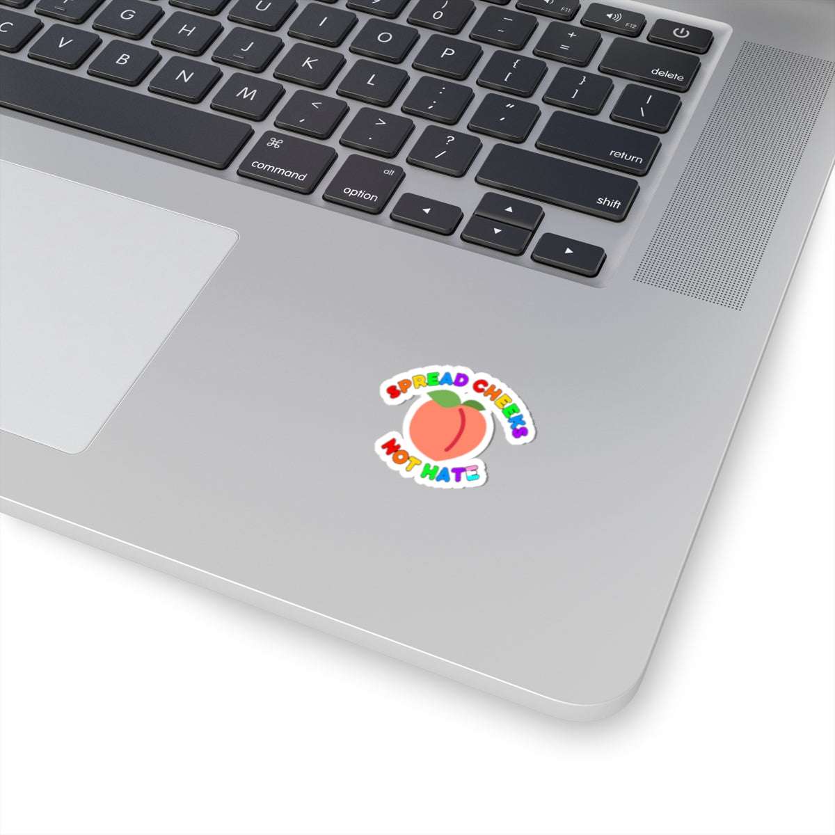 funny lgbtq sticker spread cheeks not hate