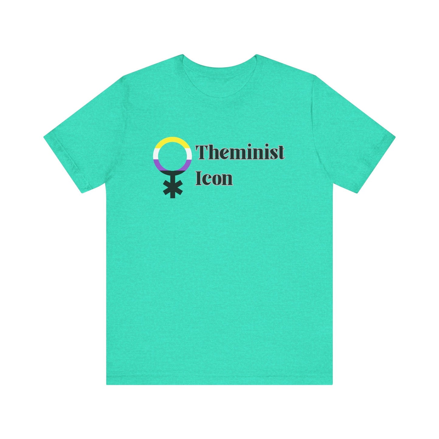 Theminist Icon Nonbinary Pride Tee Printify
