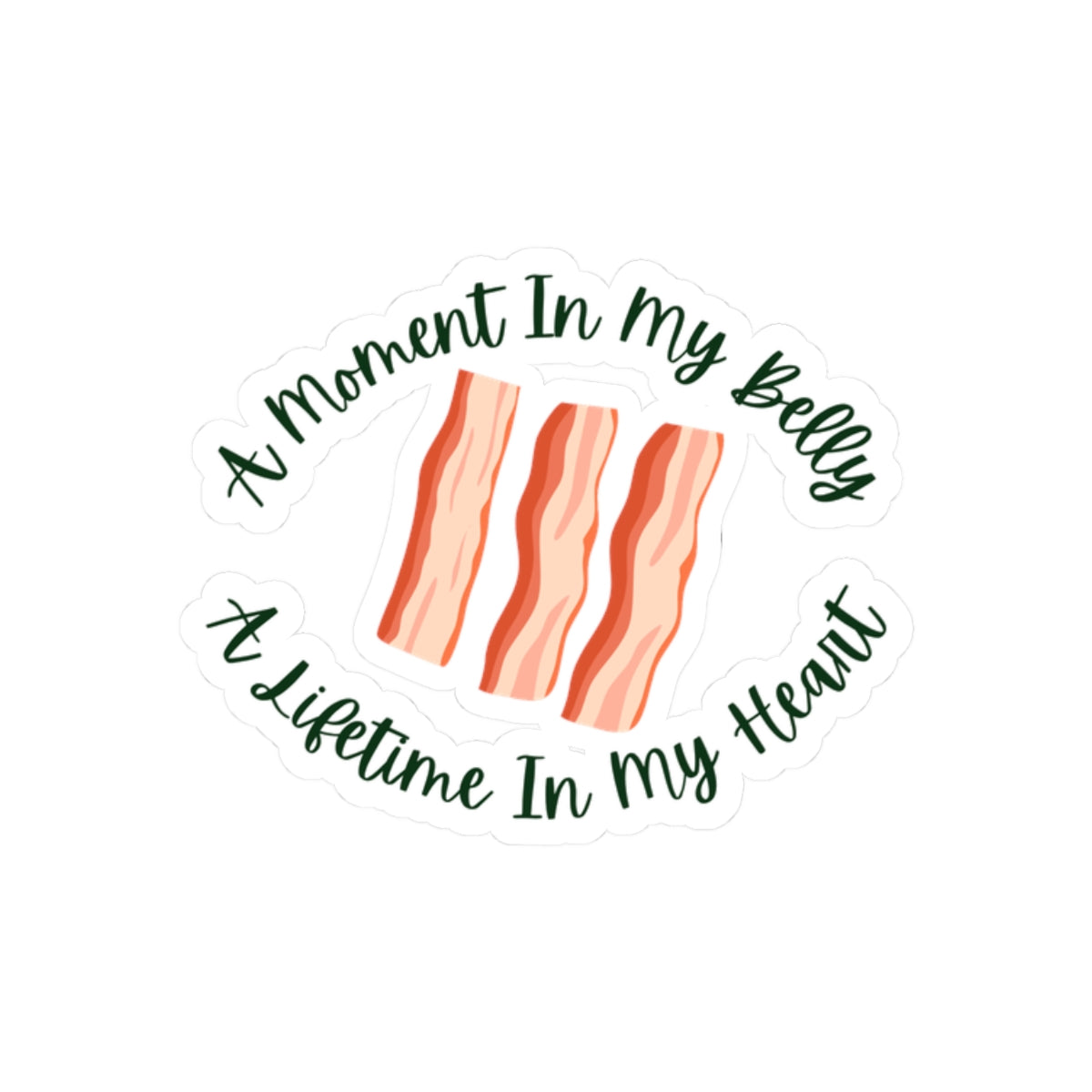 Bacon Lover Sticker - Kiss-Cut Stickers Printify