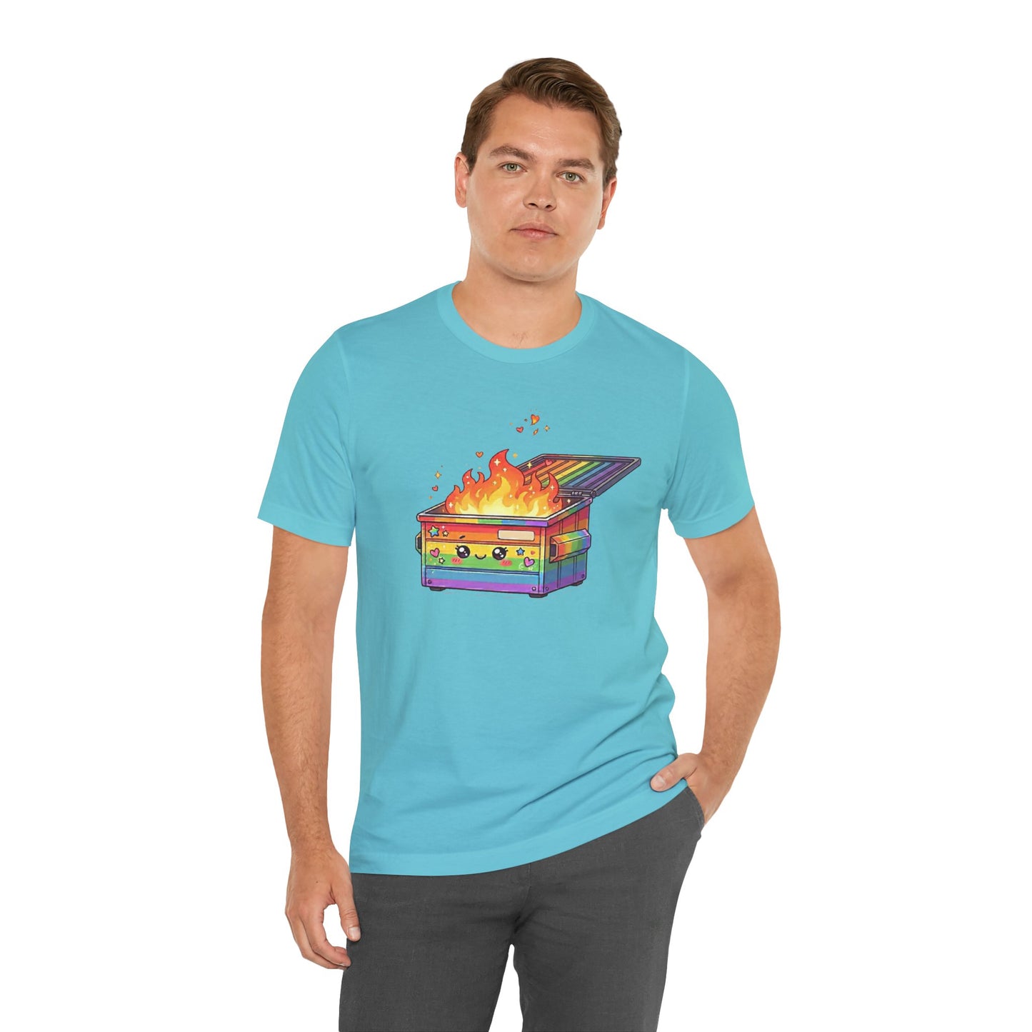 Rainbow Dumpster Fire Tee