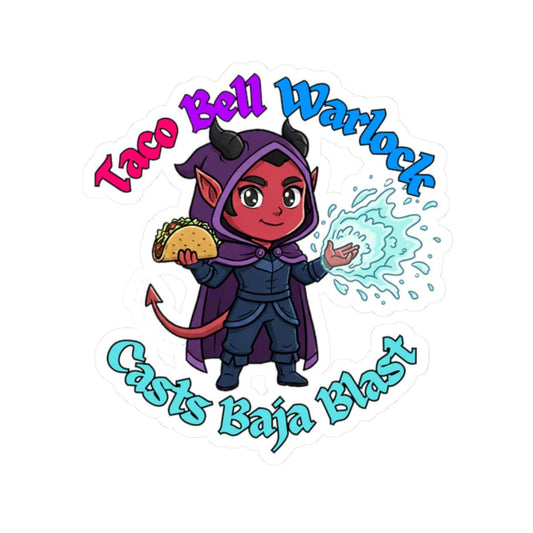 Taco Bell Warlock Sticker Printify