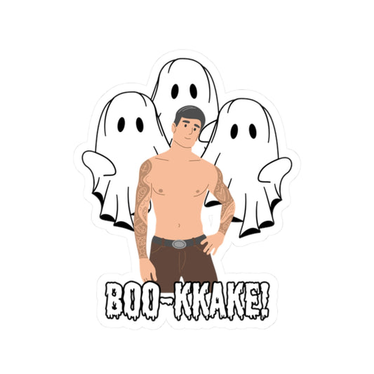 Boo-kkake Halloween Twink Sticker Printify