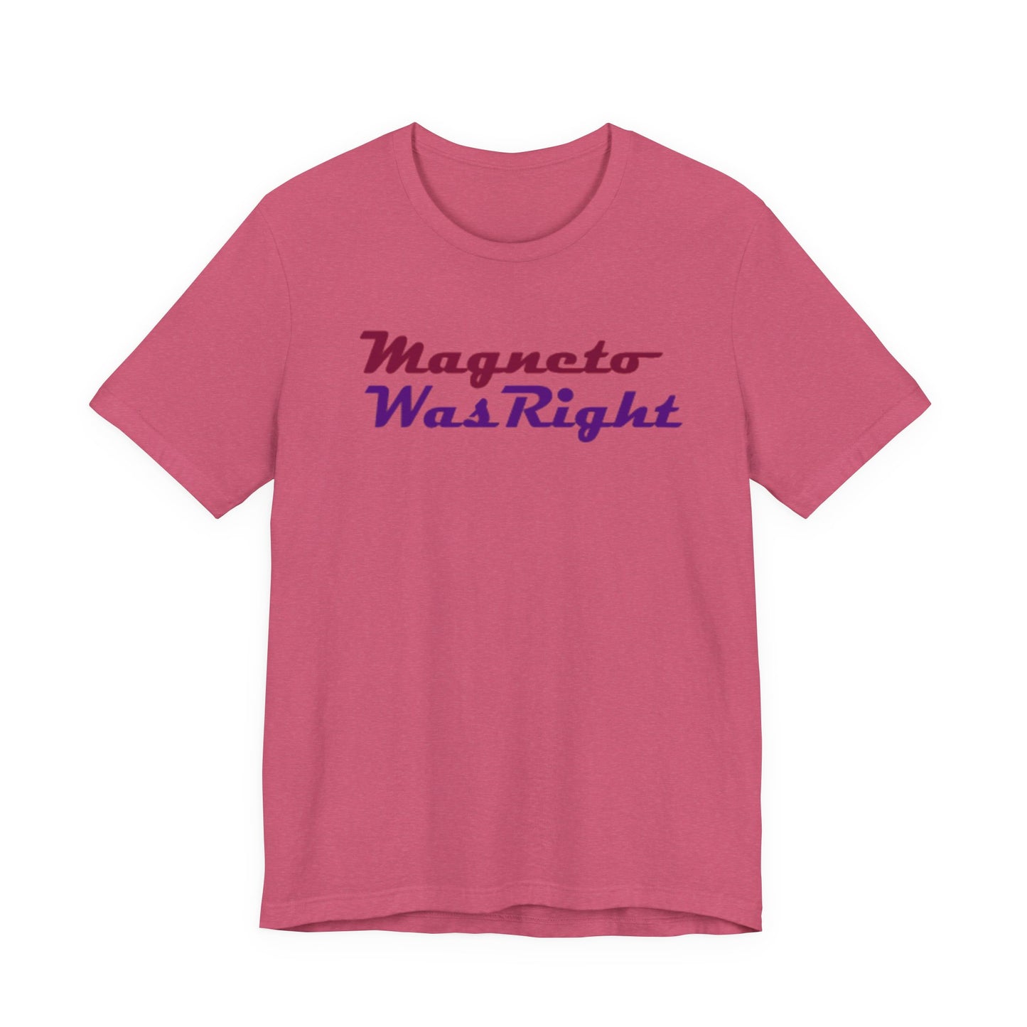 orchid magneto was right t shirt, a quote from marvel superhero x-men