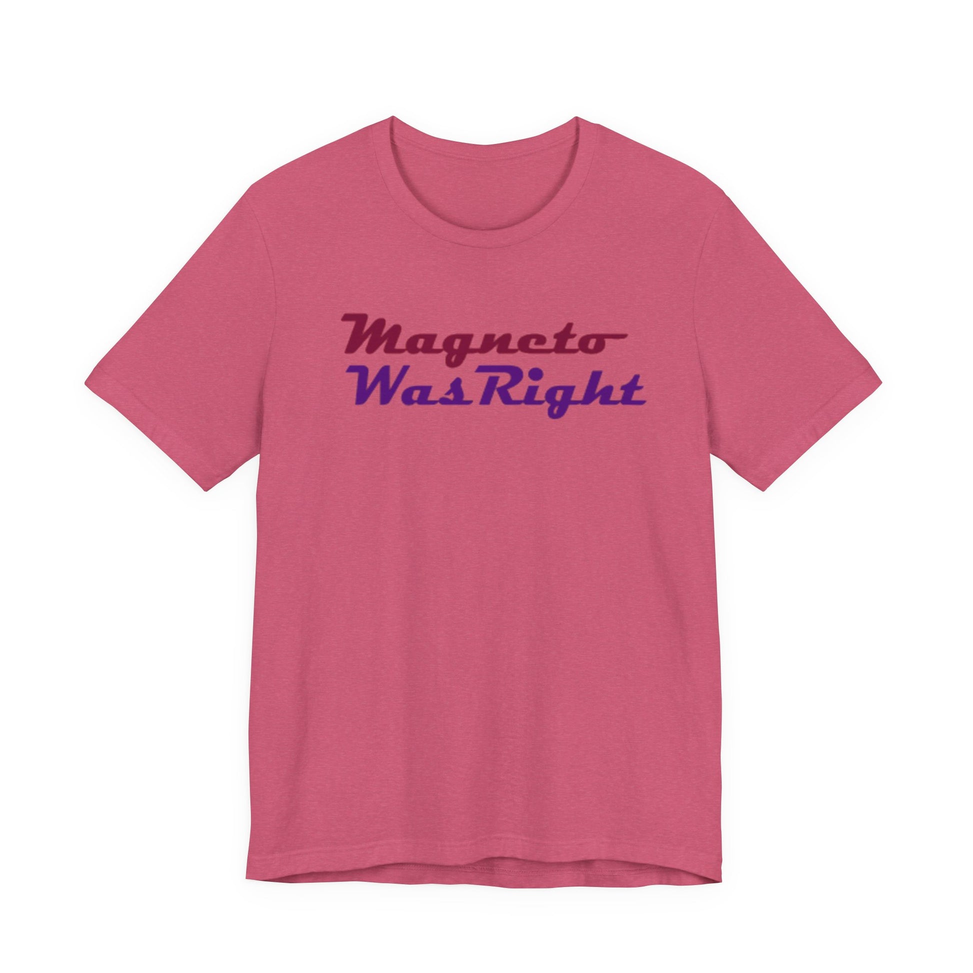 orchid magneto was right t shirt, a quote from marvel superhero x-men